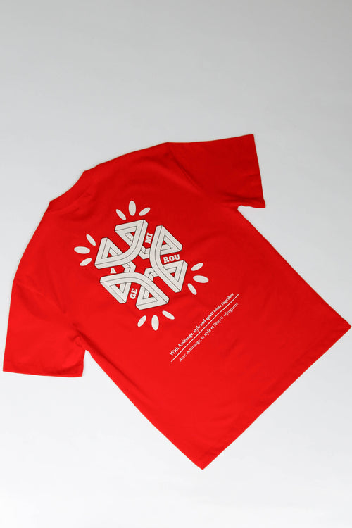 Depth Logo T-shirt Red