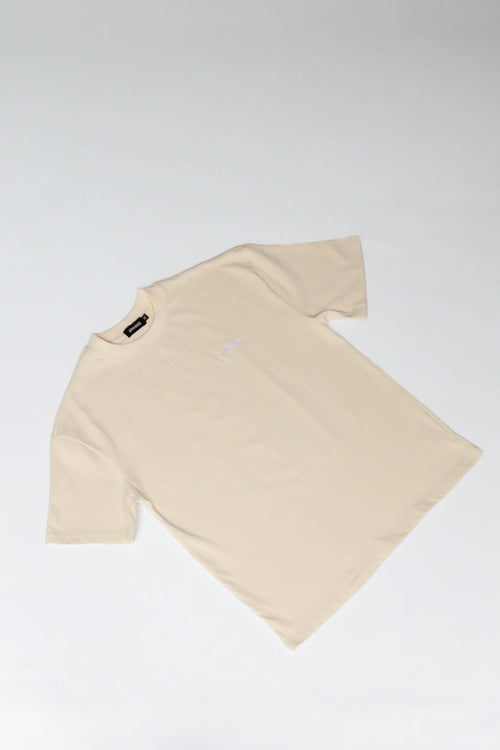 Depth Logo T-shirt Crème