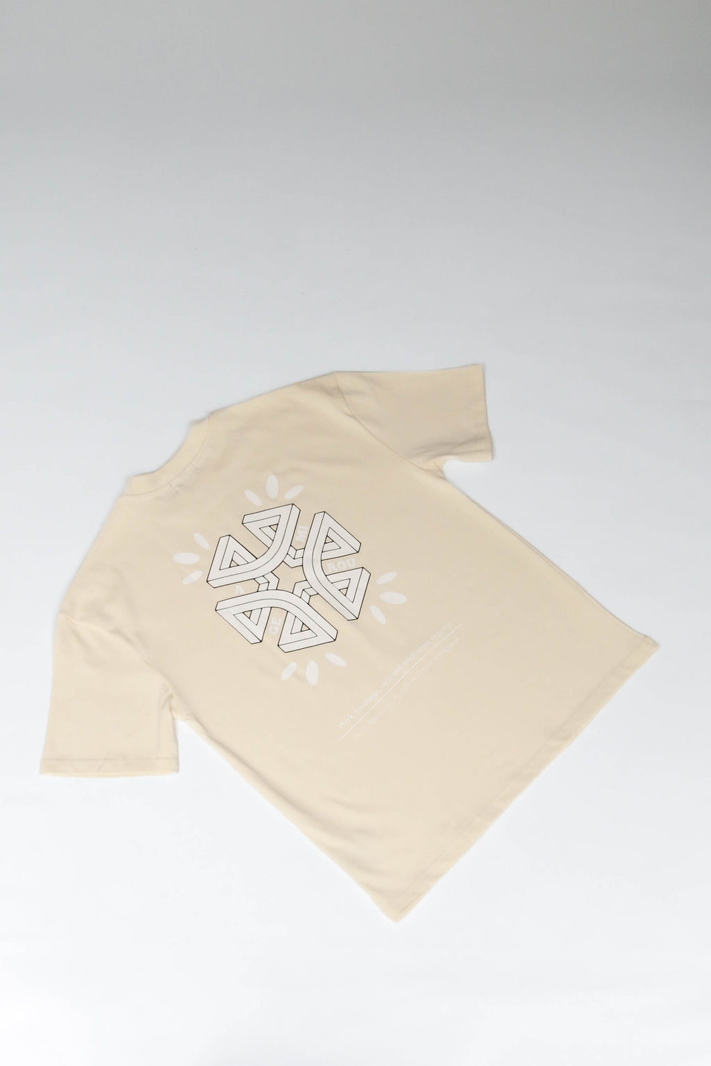 Depth Logo T-shirt Crème