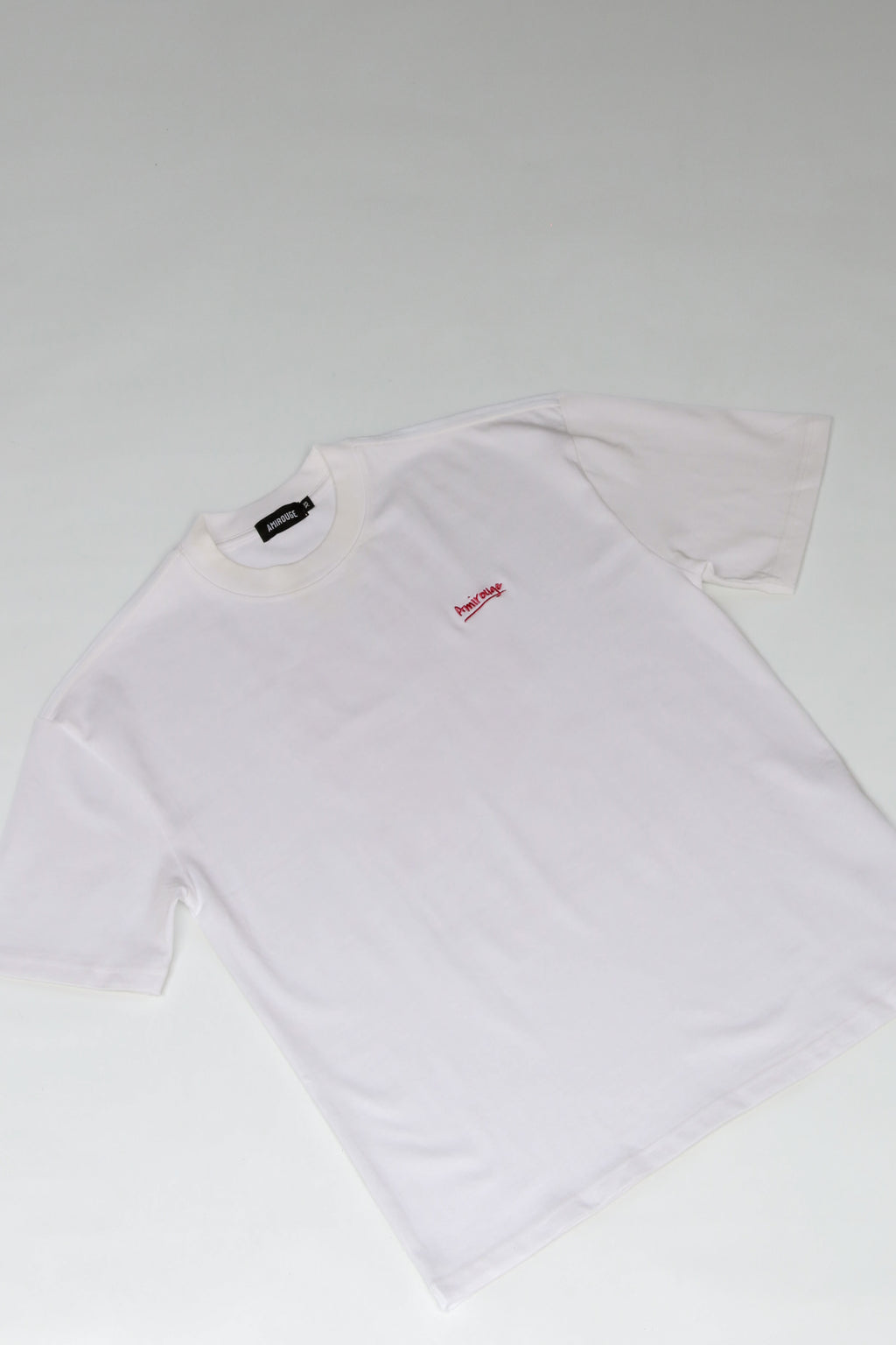Depth Logo T-shirt White with Pink