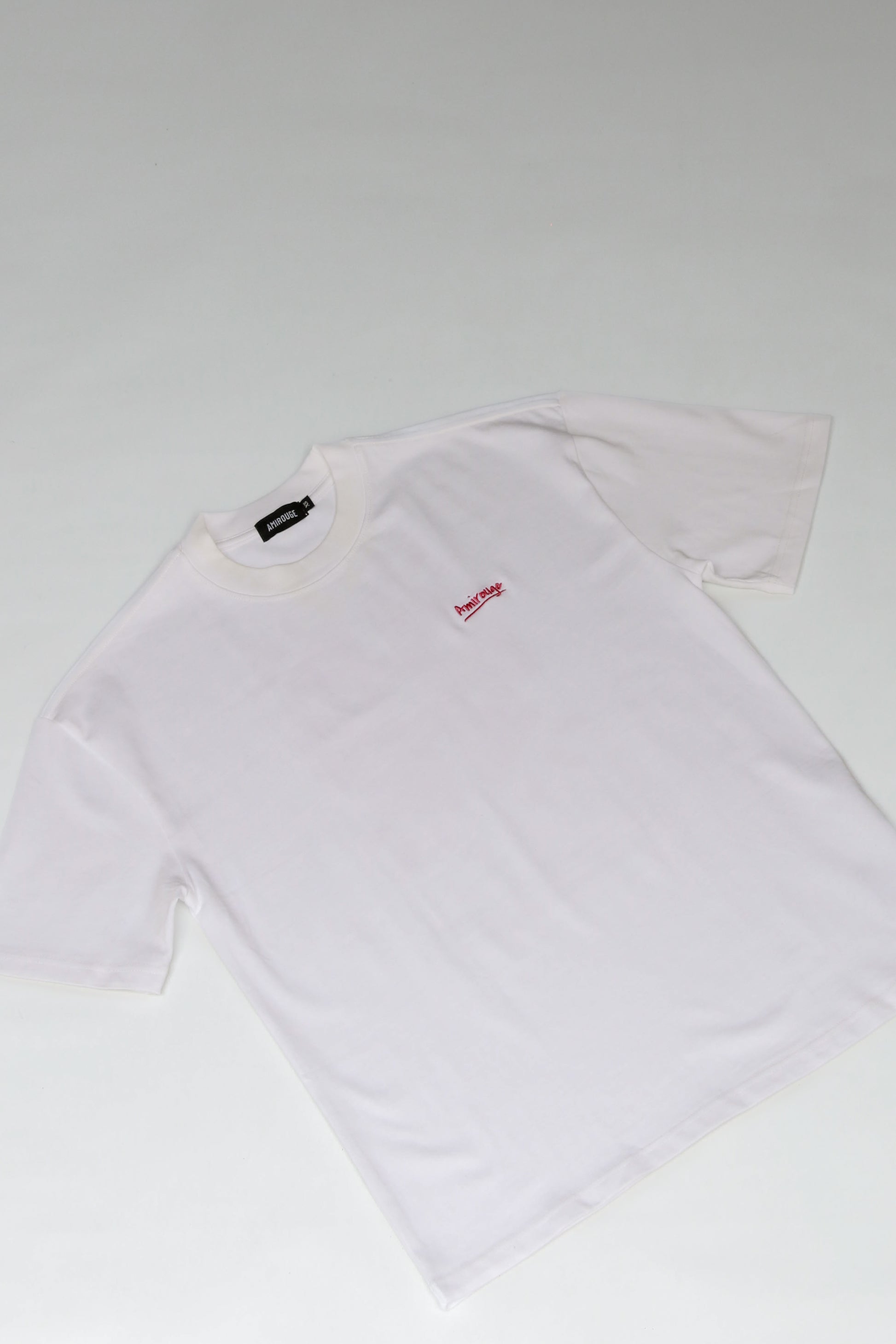 Depth Logo T-shirt White with Pink